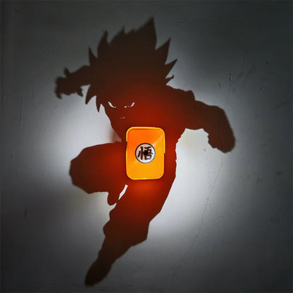 2026 One Piece Roronoa Zoro Lamp Toy Luffy Goku Wall Lamp Shadow Light Projector Lamp Creative Anime Peripherals Collection Gift
